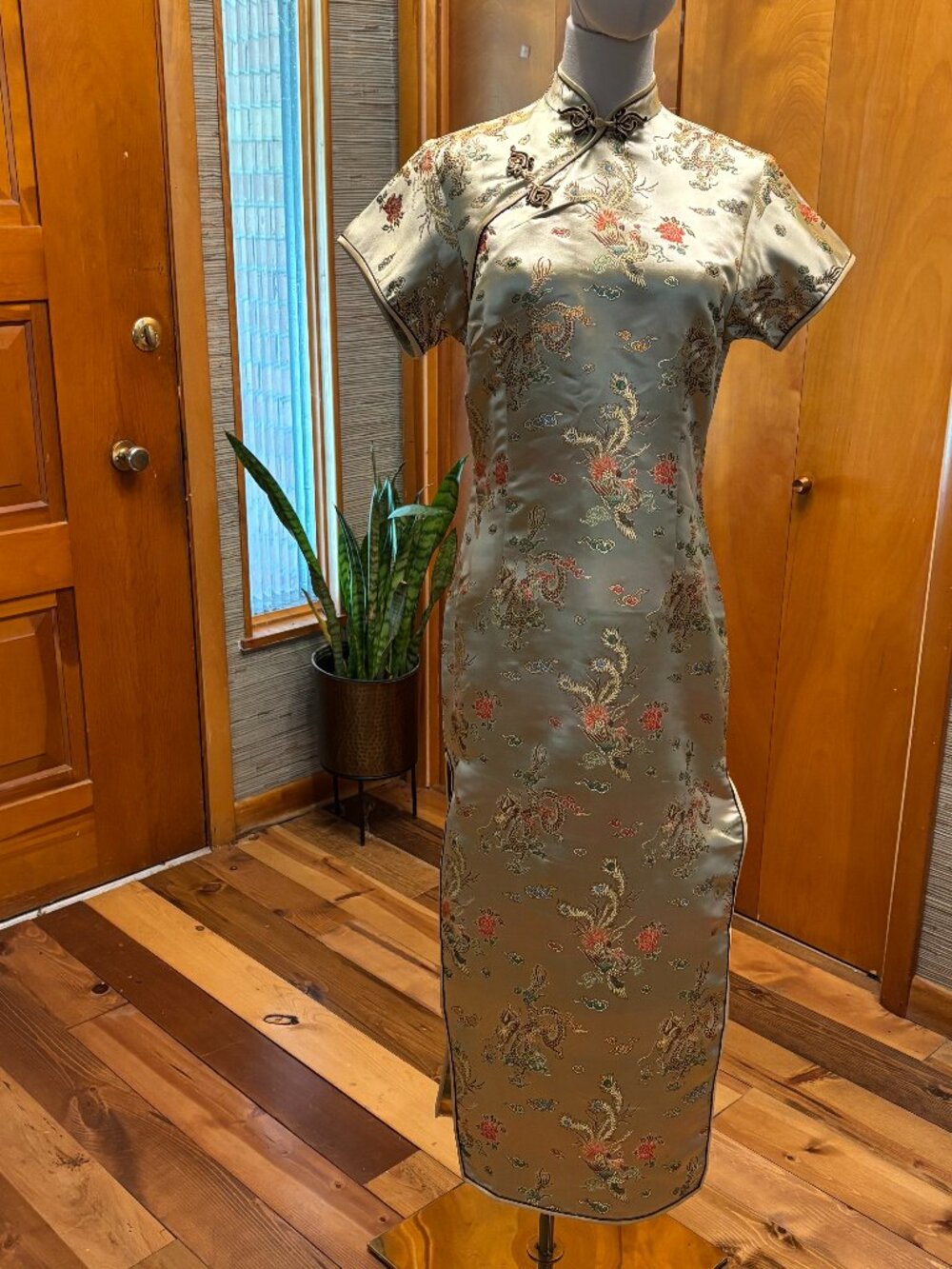 Vintage 1990's Chinese Cheongsam/Qipao Dress